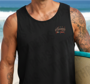 4th of July America Bull Dog Tank Top 250 Years