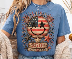 4th of July Smiley 250