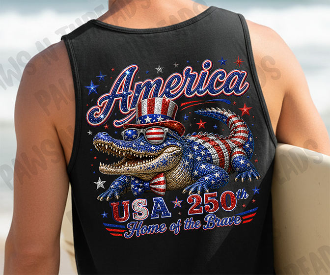 America Croc 4th of July 250 Years