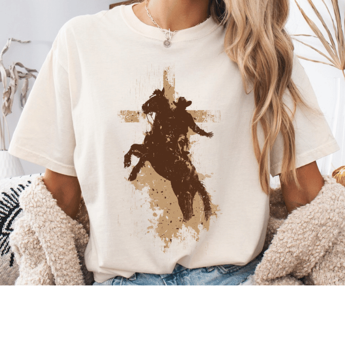 HORSE AND CROSS CC Unisex T Shirt
